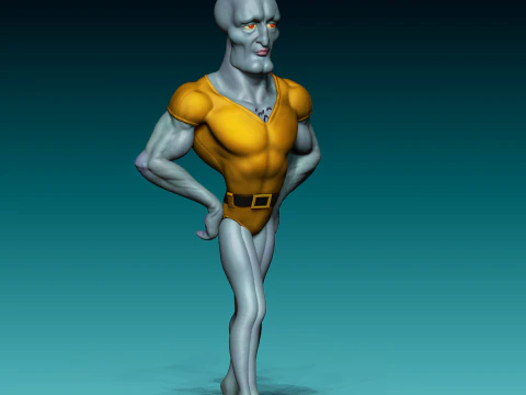 HANDSOME SQUIDWARD 3D Model