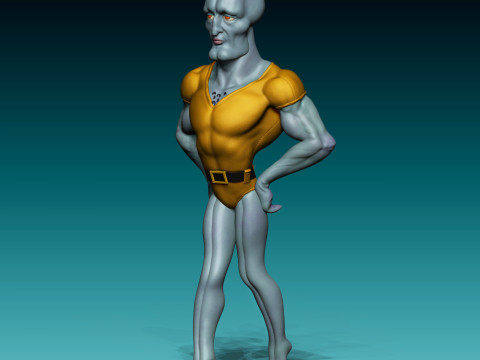 HANDSOME SQUIDWARD 3D Модель