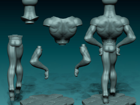 HANDSOME SQUIDWARD 3D Модель