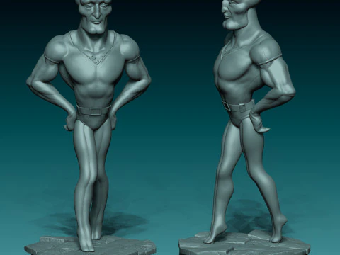 HANDSOME SQUIDWARD 3D Model