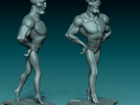 HANDSOME SQUIDWARD 3D Модель