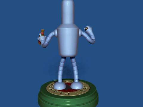Bender from Futurama 3D Model