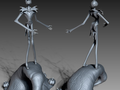 Jack Skellington from the Nightmare Before Christmas Modèle 3D