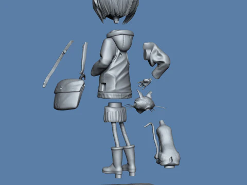 Coraline 3D Model