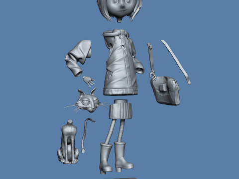 Кораліна 3D Модель