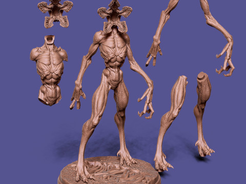 Démogorgon de Stranger Things Modèles 3D en vedette