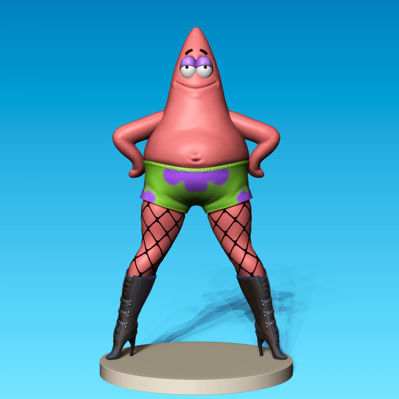 Bob Esponja Modelo de impresión 3D .c4d .max .obj .3ds .fbx .stl .blend 