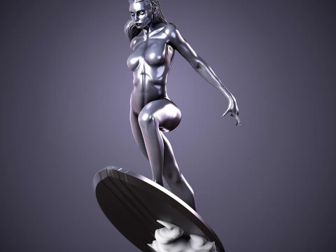Silver Surfer 3D Print Model