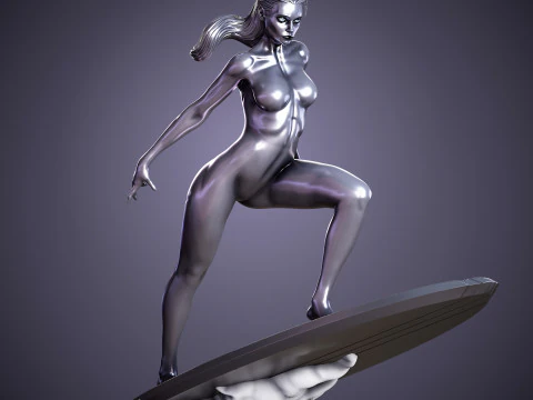Silver Surfer 3D Print Model