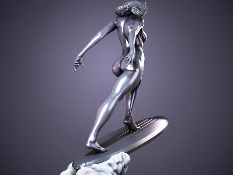 Silver Surfer 3D Print Model