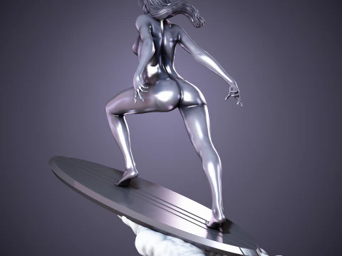 Silver Surfer 3D Print Model
