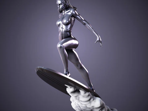 Silver Surfer 3D Print Model