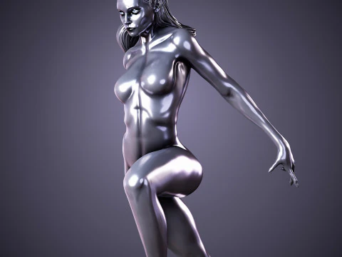 Silver Surfer 3D Print Model