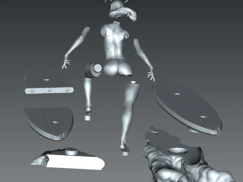 Silver Surfer 3D Print Model