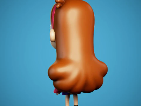 Mabel Pines from Gravity Falls 3D Print Model