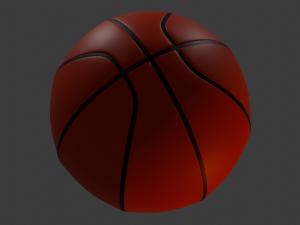 Simple Basketball Modelo 3D