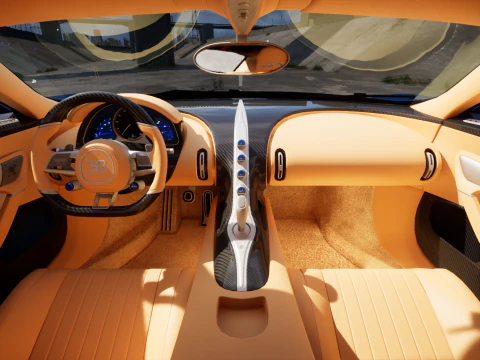 Bugatti Chiron 2017 3D Model