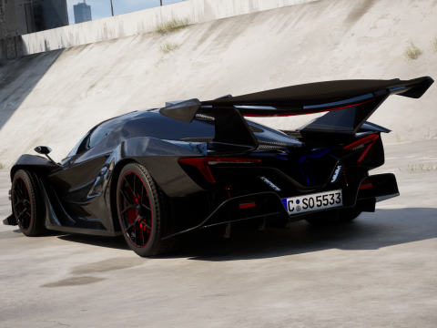 Gumpert Apollo Intensa Emozione 2019 3D 模型