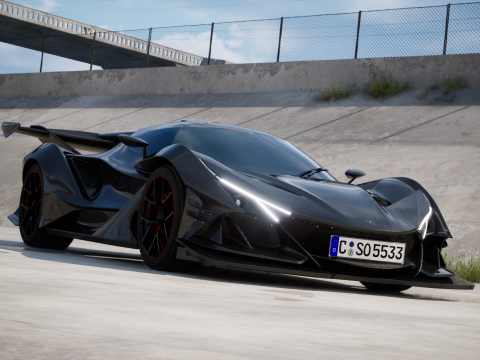 Gumpert Apollo Intensa Emozione 2019 3D 模型
