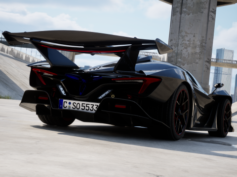 Gumpert Apollo Intensa Emozione 2019 3D 模型