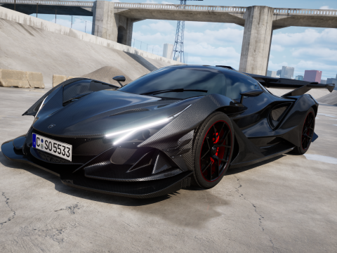 Gumpert Apollo Intensa Emozione 2019 3D 模型