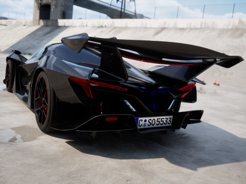 Gumpert Apollo Intensa Emozione 2019 3D 模型