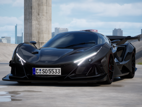 Gumpert Apollo Intensa Emozione 2019 3D 模型