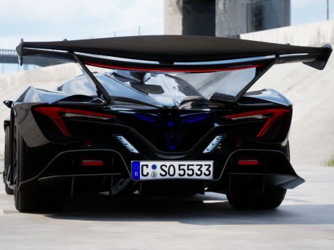 Gumpert Apollo Intensa Emozione 2019 3D 模型