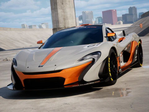 McLaren P1 GTR-concept 2014 3D Model