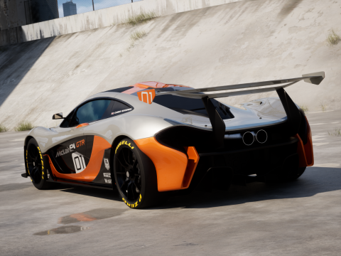 McLaren P1 GTR concept 2014 Modello 3D