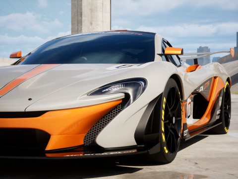 McLaren P1 GTR concept 2014 Modello 3D