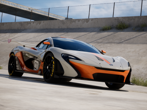 McLaren P1 GTR concept 2014 Modello 3D