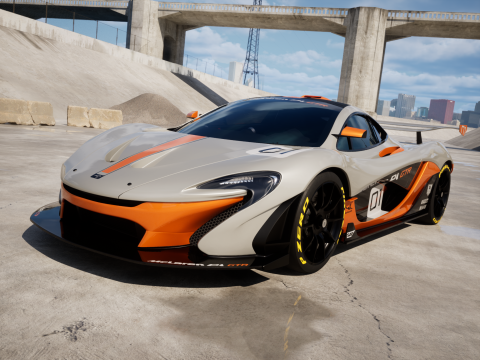 McLaren P1 GTR concept 2014 Modello 3D
