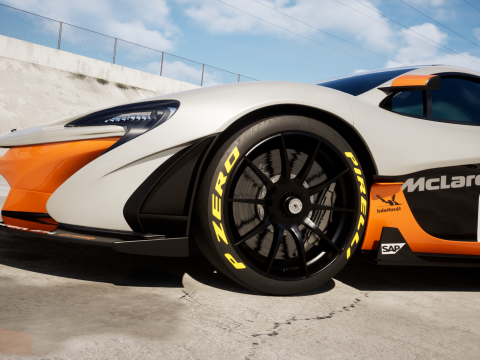 McLaren P1 GTR concept 2014 Modello 3D