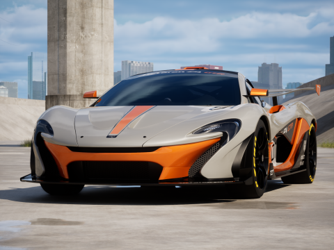 McLaren P1 GTR concept 2014 Modello 3D