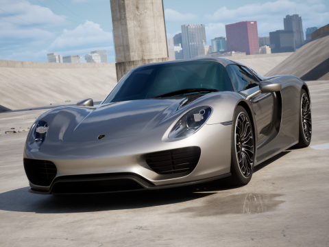 Porsche 918 Spyder 2015 3D Model