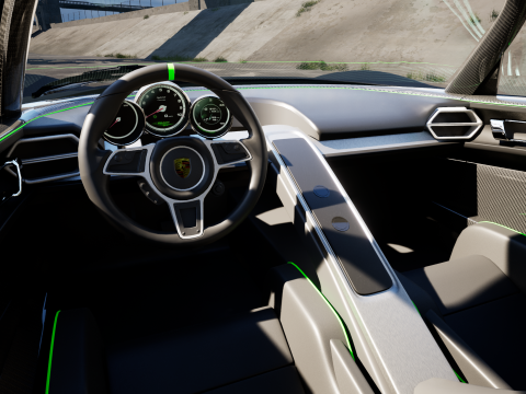 Porsche 918 Spyder 2015 3D मॉडल