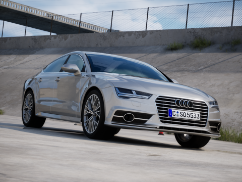 Audi A7 2015 Modèle 3D