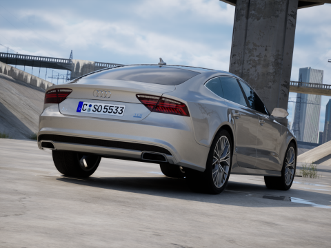 Audi A7 2015 Modèle 3D
