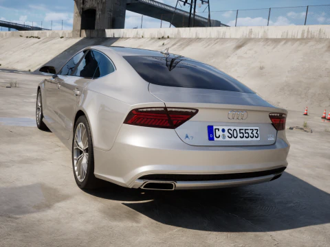 아우디 A7 2015 3D 모델