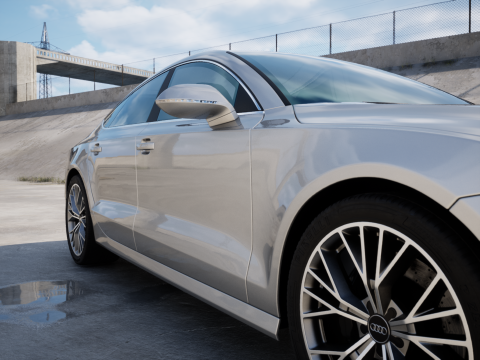 Audi A7 2015 Modèle 3D