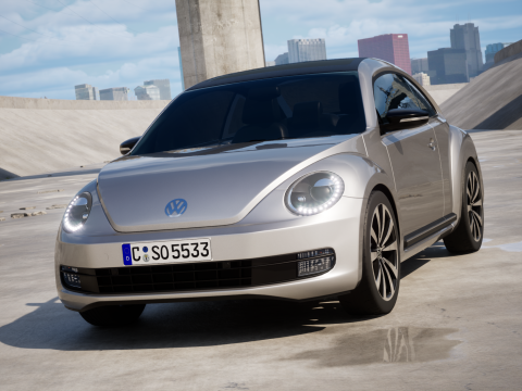 Volkswagen Beetle 2012 Modèle 3D