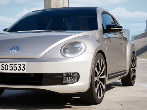 Volkswagen Beetle 2012 3D Model