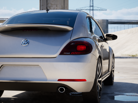 Volkswagen Beetle 2012 Modello 3D