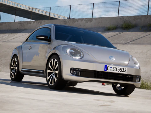 Volkswagen Beetle 2012 3D Model