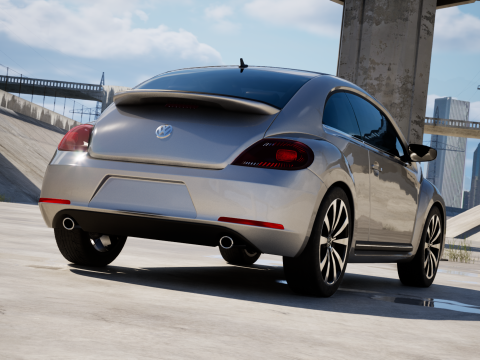 Volkswagen Beetle 2012 Modello 3D