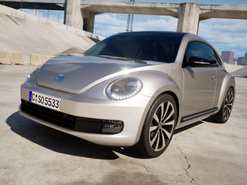 Volkswagen Beetle 2012 Modello 3D