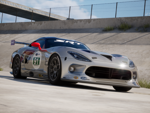 Dodge Viper GTS-R 2013 Race car 3Dモデル
