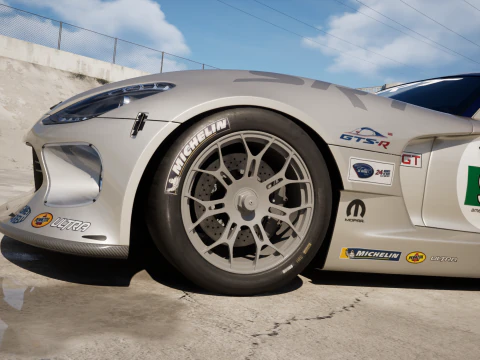 Dodge Viper GTS-R 2013 Raceauto 3D Model