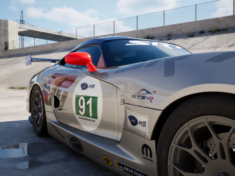 Dodge Viper GTS-R 2013 Race car 3Dモデル